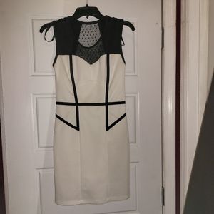 Bisou Bisou Michelle Bohbot Blk/Wht dress